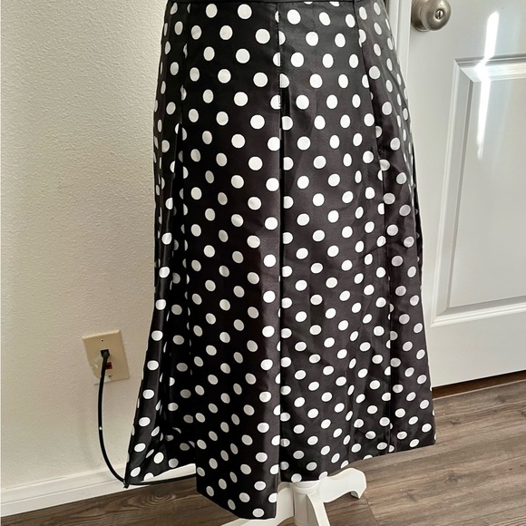 Halogen polka Dot Pleated skirt 4p - Picture 4 of 10